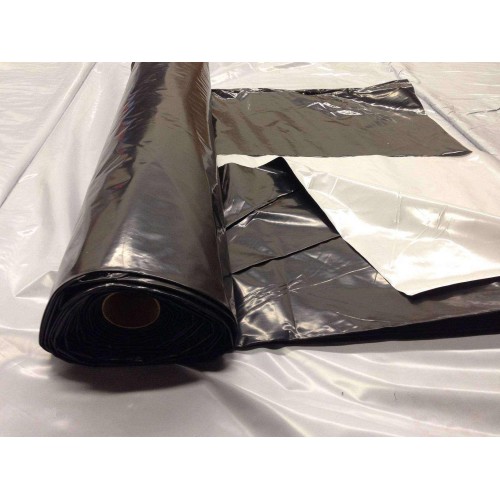 40 X 100 6 Mil Plastic Sheeting Black Poly Sheeting For Greenhouse