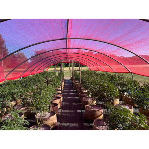 Red Shade Cloth 85% | Plant Growth Enhancing Fabric | Farm Plastic Supply