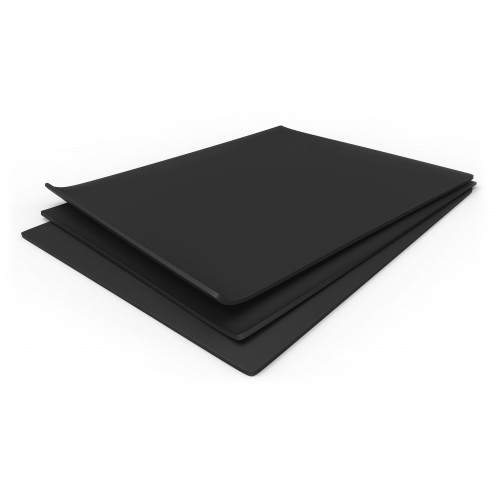  HYDRAFLEX 40 mil Black Black Polyethylene Plastic Sheeting - 25' Wide