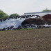 Silage Tarp Heavy Duty 8 mil String Reinforced Black/White - Choose Your Size