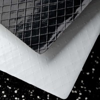 Dura Skrim - 8mil - String Reinforced Black/White Plastic Sheeting - UV Stabilized