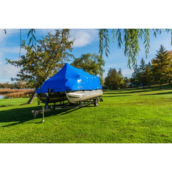 Blue Boat & Storage Shrink Wrap 7 Mil White Farm Plastic Supply