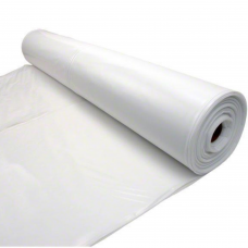 Poly Cover White Polyethylene Plastic Sheeting - 6 mil - 24' x 100'